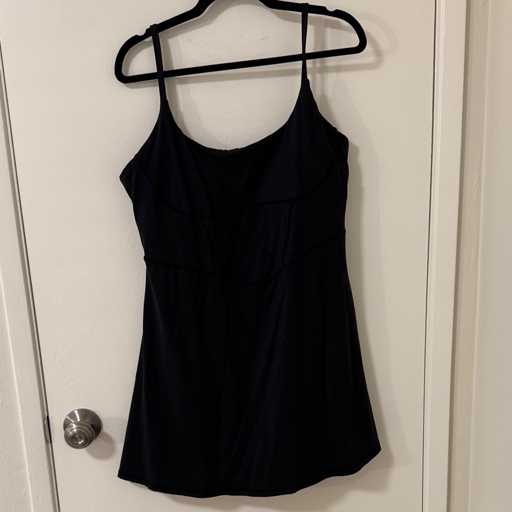 Black Spaghetti Strap Dress Romper
